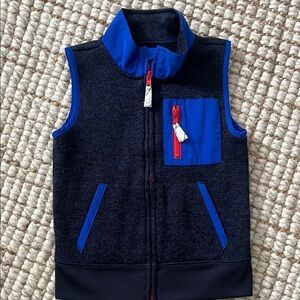 J.Crew boy's navy vest
